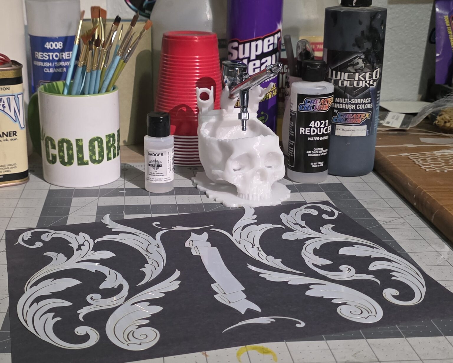 Scrollmaster Stencil Kit – Mike’s Airbrush