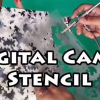 Digital Camo Stencil