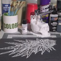Weed Bud Stencil for Airbrush Shirts
