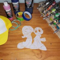 Homie Love Shirt Stencil